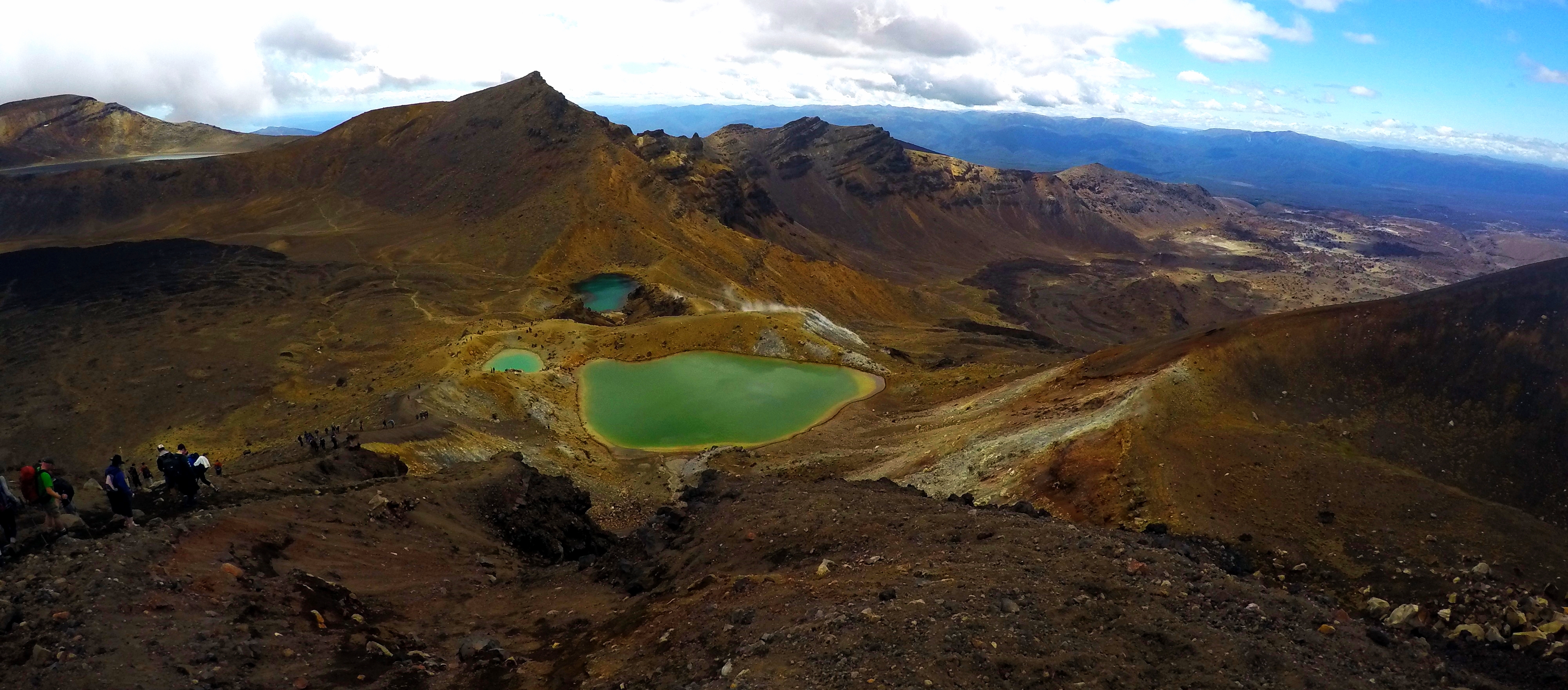 Hiking Trail: Tongariro Crossing, New Zealand